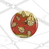Broche de desenho animado de Jojo's Fantastic Adventure com laser, tamanho 58-75mm.