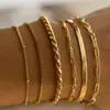 Set de Pulseras, Accesorios Decorativos, Pulsera Personalizada, Nuevo Set de Pulseras de Aleación Combinada, Popular Plata Moda Commuter Estilo Simple