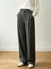 Calça Reta ZOJ Outono Inicial com Caimento para o Trabalho Feminina Calça Longa Novo Estilo Emagrecedora Versátil Calça Feminina Roupa de Outono 2026 Calças Femininas