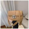 Comércio exterior transfronteiriço Nova cor de contraste Bolsa quadrada pequena portátil Bolsa feminina 2025 Bolsa de ombro casual de alta qualidade da moda Bolsa transversal