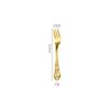 Cubertería Real de Acero Inoxidable Transfronteriza Cuchillo Tenedor Cuchara Relieve Hueco Palacio Vajilla Occidental Hotel Cuchillo para Bistec y Tenedor Cuchara para Café