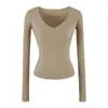 Suéter de punto fino de cuello en V de alta gama Bourgeois, ajuste ceñido, capa interior, tejido base, para mujer, nuevo Otoño/Invierno 2026, impresionante top para usar solo