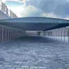 Toldo Eléctrico Grande de Empuje y Tracción para Exteriores, Estadio, Piscina, Toldo Telescópico Plegable, Carpa Móvil para Almacén, Actividades