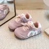Zapatillas Deportivas Infantiles 2026 Modelo Nuevo de Otoño para Niños y Niñas, Color Sólido Suela Suave Antideslizantes de Velcro Casuales para Correr para Niños Mayores