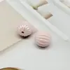 Contas de Abóbora Listradas 16mm Contas Listradas Coloridas Abóbora Macaron Corrente de Celular DIY Contas para Colar