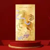 Sobre Rojo del Año del Caballo 2026 Nuevo Paquete Rojo de Gama Alta Stock Listo Festival de Primavera Bolsa de Sobre Rojo Creativa de Gama Alta Puede Agregar Impresión de Logo