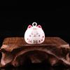 Lucky Cat água som sonho Bell estilo japonês saco de som de água U disco pingente cartoon sonho bonito sorte guarda real pendurado