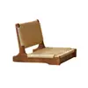 Cadeira de Chá Japonesa Cadeira Tatami de Rattan e Cadeira de Quarto Cadeira sem Pés para Janela de Canto Cadeira Baixa para Varanda Cadeira com Encosto Cadeira Preguiçosa