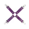 Hebilla cruzada accesorios de conexión para esposas de cuero para utilería SM entrenamiento para adultos juguetes eróticos dropshipping