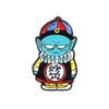 Broche creativo de mono monje de dibujos animados japoneses, broche Saiyan, pin de insignia de aleación para ropa, venta al por mayor