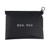 Bolsa con Cierre para Ropa Cpe Fabricante Venta Directa Versión Horizontal Bolsa de Empaque para Ropa y Ropa Interior Versión de Calidad Negra Mate Engrosada