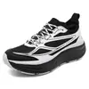 Zapatos Deportivos para Hombre de Suela Gruesa para Exteriores, Zapatos de Running Todoterreno con Amortiguación, Zapatos Antideslizantes para Viajes y Senderismo, Zapatos de Papá Modernos para el Uso Diario