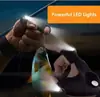 Lanterna de LED luvas de pesca acampamento corrida ciclismo iluminação luvas de meio dedo para pesca noturna luvas com luzes para corrida noturna
