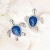 Nuevos Pendientes Cao Shi Amazon para Mujer, Joyería de Tortuga Brillante y Linda, Venta al por Mayor Directa de Fábrica, Estilo Popular Diario