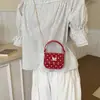 Bolsa de Mão Fashionável Chic Estilo Coreano Poá Personalidade Outono Bolsa Pequena Feminina 2026 Nova Chegada Nicho Chic Bolsa Transversal Feminina