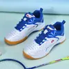 Zapatillas Profesionales de Bádminton para Hombres y Mujeres, Zapatillas de Tenis Resistentes al Desgaste, Absorción de Impactos Tenis de Mesa Ligeras Antideslizantes Zapatillas de Entrenamiento