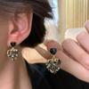 Brincos de Zircônia Coração de Pêssego Elegantes Versáteis da Moda Ins para Mulheres Agulha de Prata 925 Sentido de Nicho Alto Padrão Exquisitos Brincos de Amor