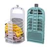 Hogar Plegable Sin perforaciones Montado en la pared Almacenamiento de ropa sucia Cesta de almacenamiento multifuncional Artefacto para almacenamiento de ropa de baño