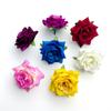 Mini Cabeza de Flor de Rosa DIY Cabezas de Flor Falsa de Felpa Adorno para el Cabello Pasador Bolsa de Material de Flores Accesorios para Decoración de Regalos Hechos a Mano y Pasteles