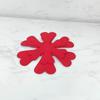 Tapete de Feltro para Pote Atravessia de Fronteira Atacado Tapete Criativo em Formato de Flor para Louças Tapete Isolante Protetor de Feltro Tapete de Mesa Protetor para Caçarola Doméstica