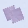 Fabricante: Servilletas de Color Sólido Teñidas con Encaje y Bordes Ondulados de Colores para Fiestas de Cóctel, Amazon Transfronterizo