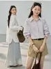 Camisa Holgada de Manga Larga Versátil GemingDaily Estilo Nuevo Otoño para Mujer Guangzhou Shisanxing S1077F