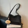 Bolso Retro de Gran Capacidad Transfronterizo para Mujer 2026 Nuevo Estilo Bolso de Hombro para Viajero Bolso Tote de Gamuza Relajado