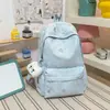 Mochila estilo coreano para chica dulce con bordado de estrellas, un diseño fresco y alegre, perfecta para el uso diario de chicas de secundaria y preparatoria, ya sea para la escuela o para ir de compras.