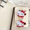 Nuevo Clip para el Cabello y Goma para el Cabello con Forma de Gato y Campana de Espino Confitado Tridimensional para Niños