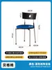 Silla Usada Mesa de Comedor Madera Maciza Apartamento Pequeño Diseñador Acero Inoxidable Silla de Comedor Hogar Silla Retro Silla Celebridad de Internet Silla con Respaldo