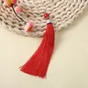 Nuevo Cierre de Pinza de Langosta Borla Bolsita Accesorio Flecos Piezas para DIY Marcapáginas Cortina de Puerta Colgante Pequeño Accesorio Estilo Chino