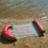 Piña inflable de PVC cama flotante plegable serie de frutas red de clip de agua para niños hamaca de bombeo fila flotante venta al por mayor