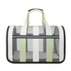 Transportadora Plegable Transpirable para Gatos Espacio Amplio Transportadora para Mascotas Portátil para Salidas Bolso Cruzado para Perros de Mano para Exteriores