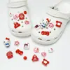 Nuevo Estilo Mismo Estilo Xiaohongshu Flor Lazo Decoración de Zapato DIY Desmontable Hebilla Decoración de Zapato Crocs