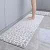 Tapetes de Piso para Cozinha de Casa Tapete de Porta com Relevo de Pedras Tapetes de Porta Tapetes de Banheiro Absorventes Tapetes de Banheiro Antiderrapantes