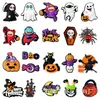 Charms para Zapatos de Halloween Goma Suave de PVC Accesorios para Zapatos tipo Clog Charms Desmontables de Gama Alta Adornos para Pulsera