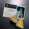 Amuleto Budista Tailandês 2527 Luang Por Kui Nampa com Cartão, Autêntico Amuleto Tailandês Original do Templo, Uma Peça Atacado