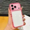 Adequado para capas de celular Apple 18 Pro Max, capas coloridas tipo doce para iPhone 13, capas transparentes anti-queda 16 e capas protetoras 15 Apple 17