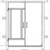 Porta de Ar de Madeira para Mina em Estoque para Venda 1.5*1.6 Porta de Ar de Madeira para Mina Porta de Ar de Madeira de Lariço