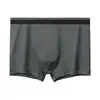 Cuecas boxer esportivas masculinas de algodão puro feitas sob medida, tamanho grande, confortáveis e respiráveis, underwear moderno