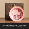 Pote Rosa Pastel Ru de Fábrica com Suporte para Xícara de Chá Retro Chinês Porta-Copos Acessórios para Conjunto de Chá Kung Fu Prato para Lanches e Frutas Secas