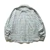 Yidao Vintage 2026 Primavera Nuevo Estilo Universitario Japonés de Moda Camisa de Manga Larga a Cuadros Fresca para Hombres y Mujeres