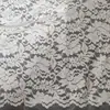 Tejido de encaje de nailon y spandex, malla elástica hueca de moda, accesorio de prenda fina de jacquard, tejido de encaje hecho a mano para DIY