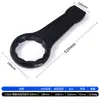 Llave de impacto negra de alta resistencia con mango recto, llave Torx de cabeza única, 65 engrosada, 36 acciones de martillo, 38 impactos, 90 tamaño grande, 95