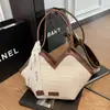 Bolso de Mujer Gran Capacidad Bolso Tote para Viajar Bolso de Hombro Verano Nueva Moda Estilo Coreano Bolso de Paja Al por Mayor