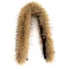 Acabamento de Pelo Sintético de Guaxinim para Jaquetas de Penas, Casacos de Algodão, Parkas e Jaquetas; Acessórios e Decorações para Vestuário com Gola de Pelo; Personalização Direta de Fábrica