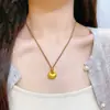 Estilo Semelhante ao Livro Vermelho Pequeno Retenção Forte de Cor Estilo Antigo Cheio Fu Novo Estilo Chinês Exquisito Retrô Versátil Nicho Elegante Moda Colar