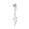 Clip para Ombligo con Forma de Serpiente Transfronterizo, Anillo para Ombligo Sexy de Estilo Europeo y Americano de Moda sin Perforación