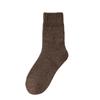 Calcetines de cachemira para hombre, de otoño e invierno, con forro polar, gruesos, de longitud media, antibolitas, absorbentes del sudor, cálidos, para el suelo del hogar.