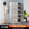 Armario de Acero Inoxidable 304 Gabinete de Almacenamiento para Personal Gabinete a Prueba de Óxido para Taller de Purificación Libre de Polvo para Dormitorio Baño con Seis Puertas